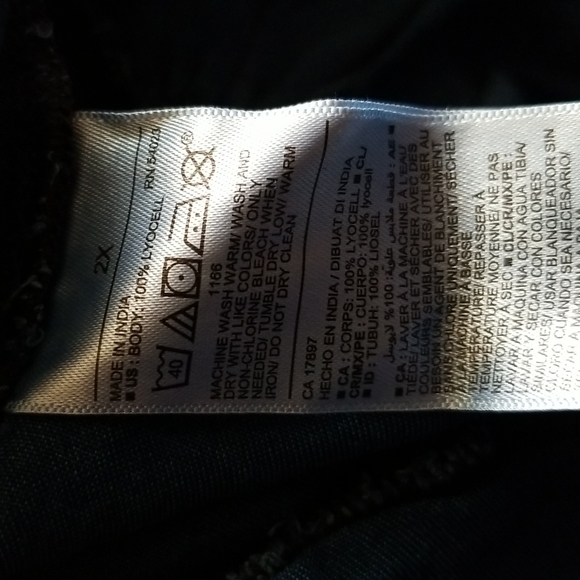 New Old Navy Dress Tencel Chambray Boho Flare Vneck Tiered Swing  Ruched Blouson - Picture 11 of 15